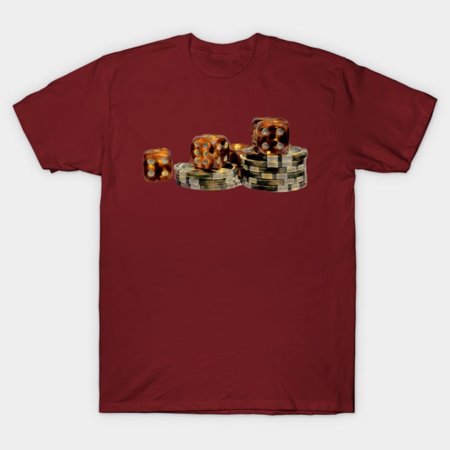 High-stakes gambling T-Shirt by philosophizerx